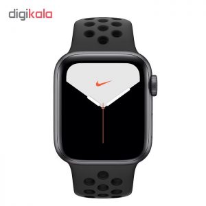 ساعت هوشمند اپل واچ سری 5 مدل 44mm Aluminum Case With Nike Sport Band